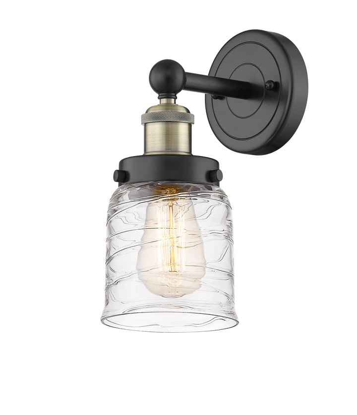 Innovations Lighting Bell 5" Sconce - Black Antique Brass