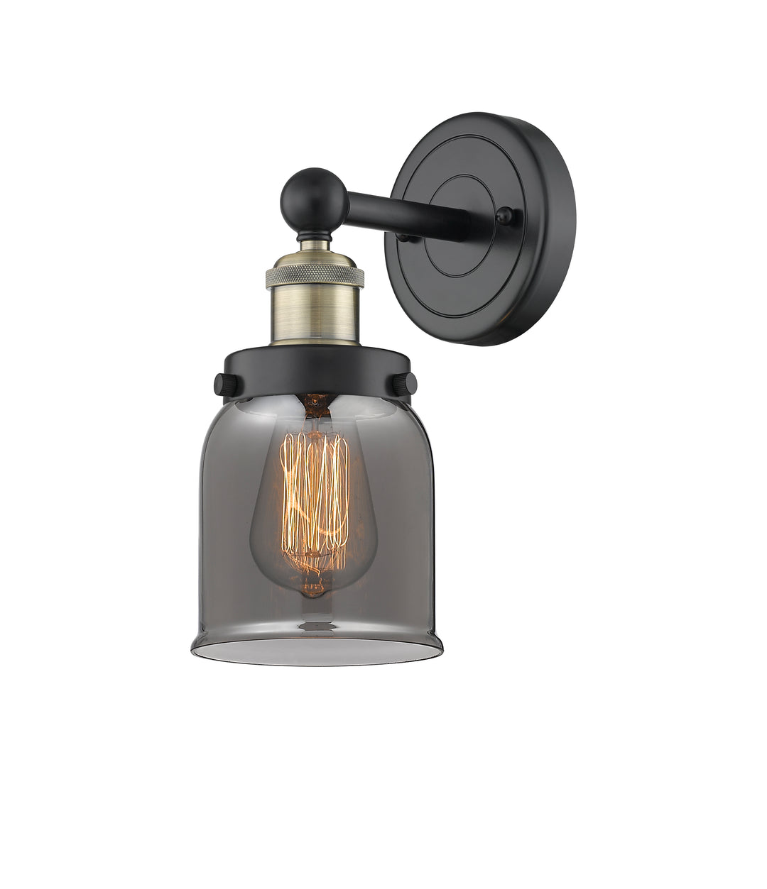 Innovations Lighting Bell 5" Sconce - Black Antique Brass