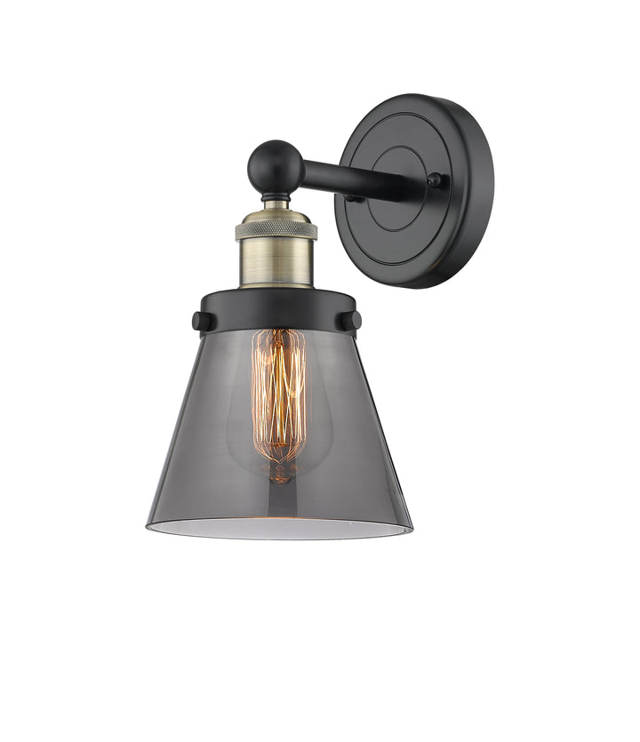 Innovations Lighting Cone 6" Sconce - Black Antique Brass