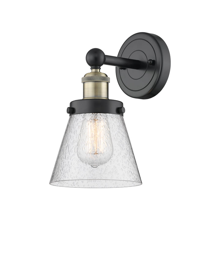 Innovations Lighting Cone 6" Sconce - Black Antique Brass