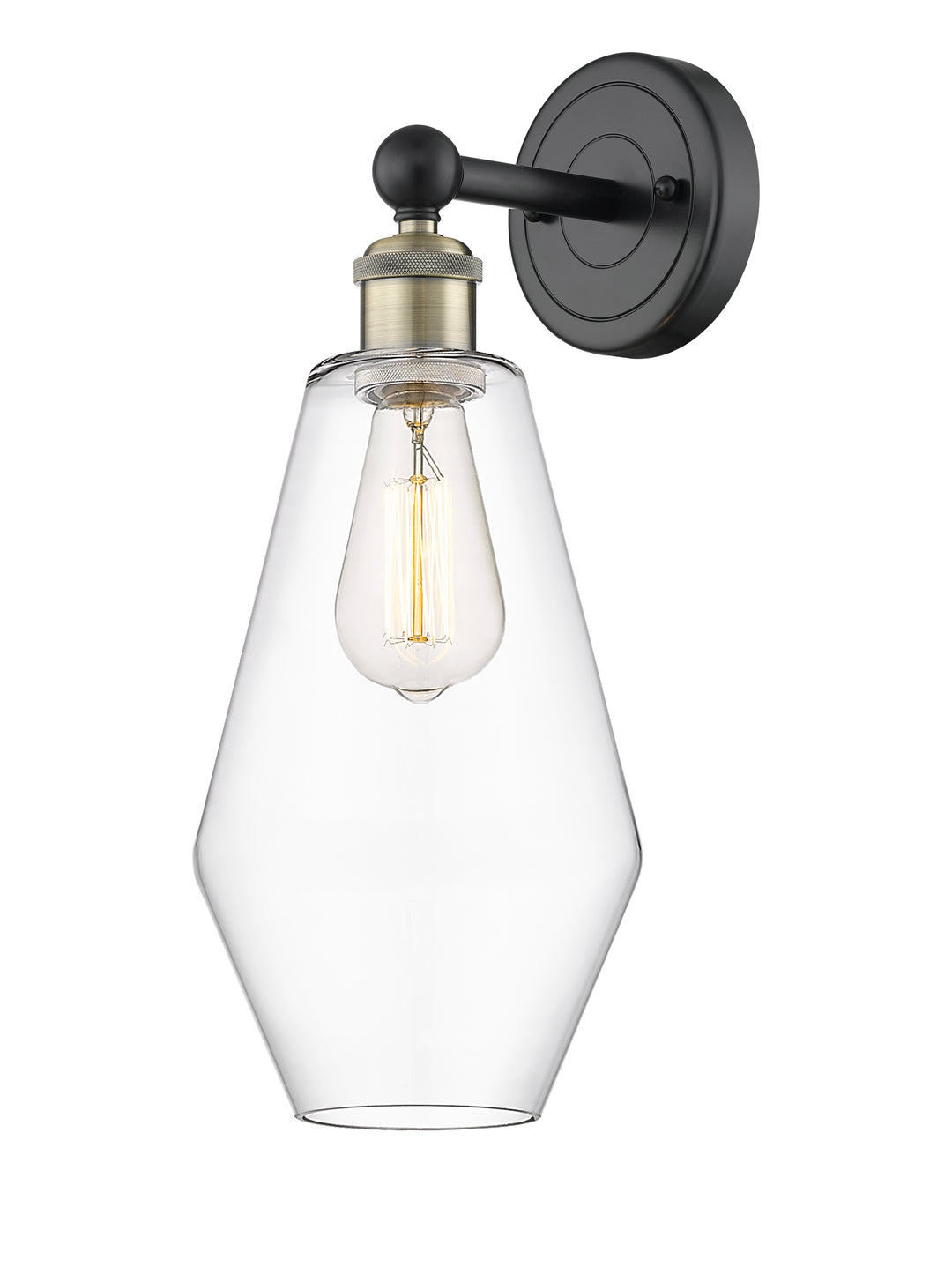 Innovations Lighting Cindyrella 7" Sconce - Black Antique Brass