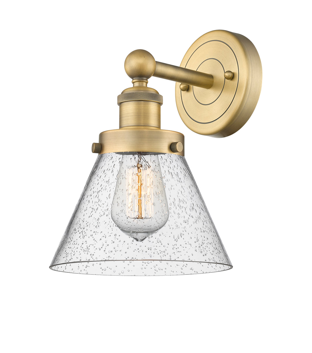 Innovations Lighting Cone 8" Sconce - Brushed Brass