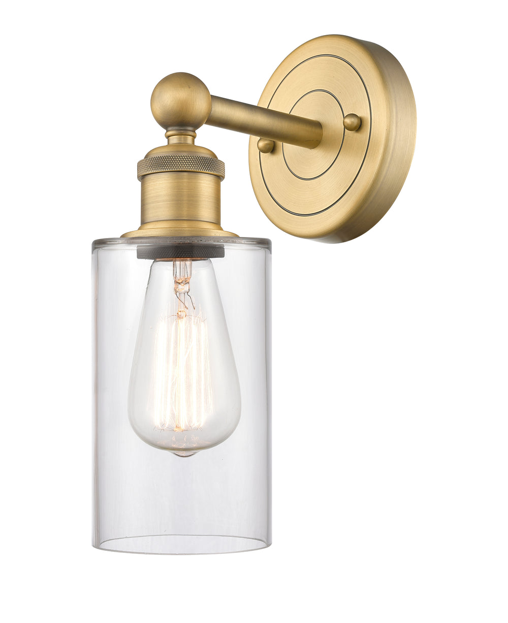 Innovations Lighting Clymer 4" Sconce - Brushed Brass