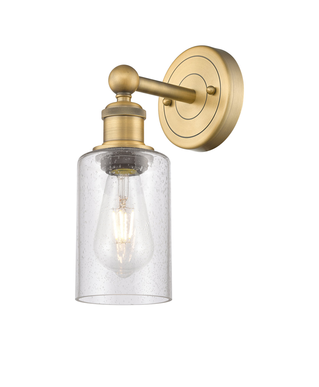 Innovations Lighting Clymer 4" Sconce - Brushed Brass