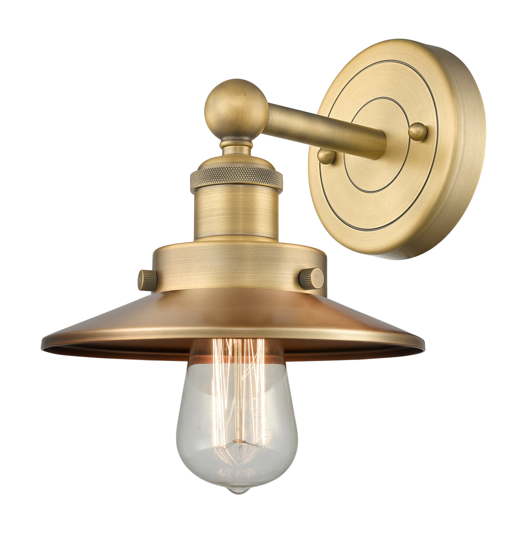 Innovations Lighting Railroad 8" Sconce - Brushed Brass Wall Sconces Innovations Lighting   