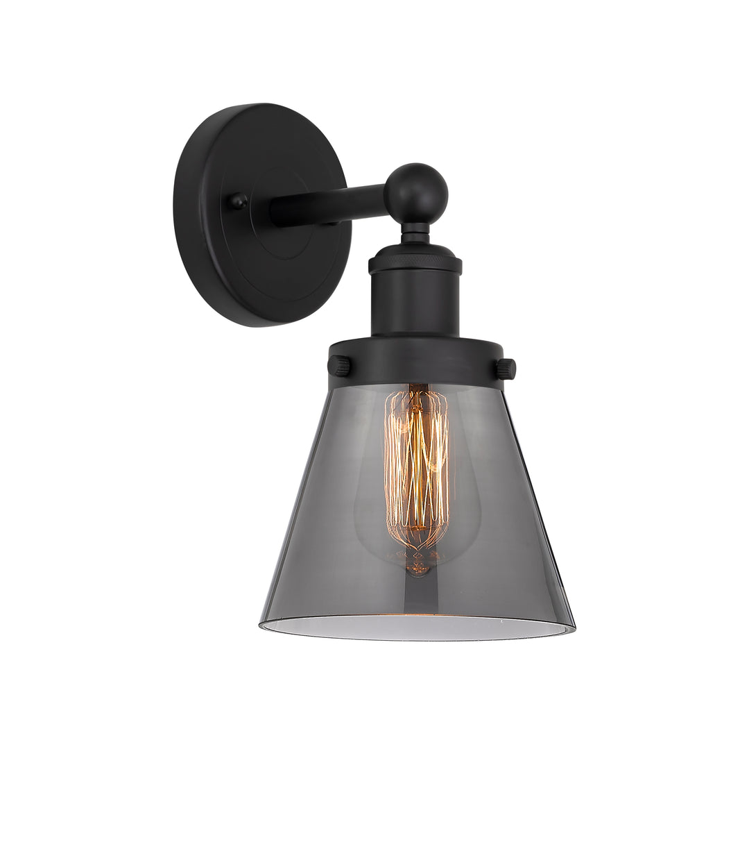 Innovations Lighting Cone 6" Sconce - Matte Black