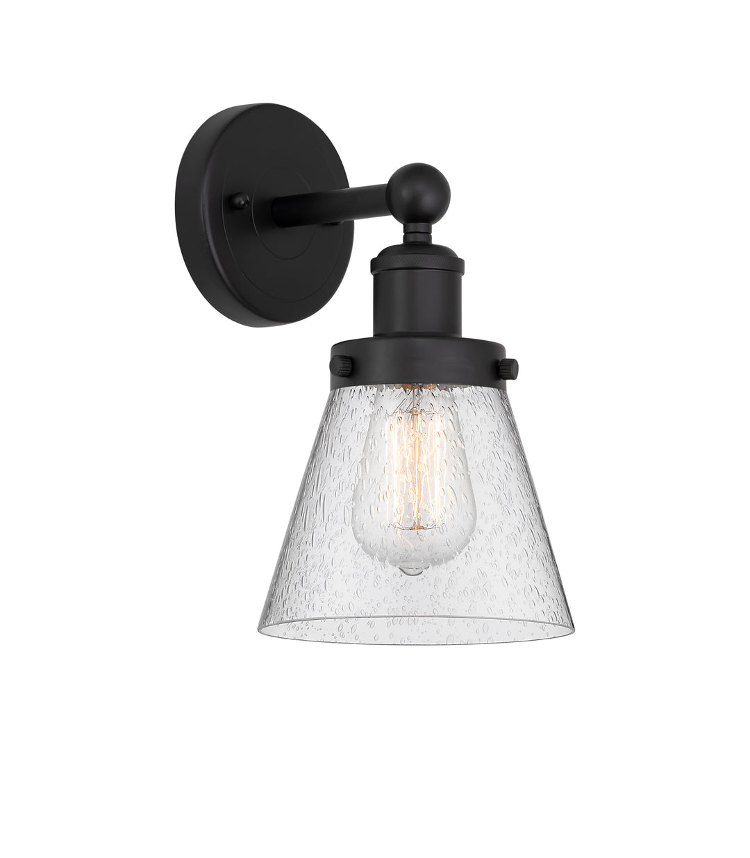 Innovations Lighting Cone 6" Sconce - Matte Black