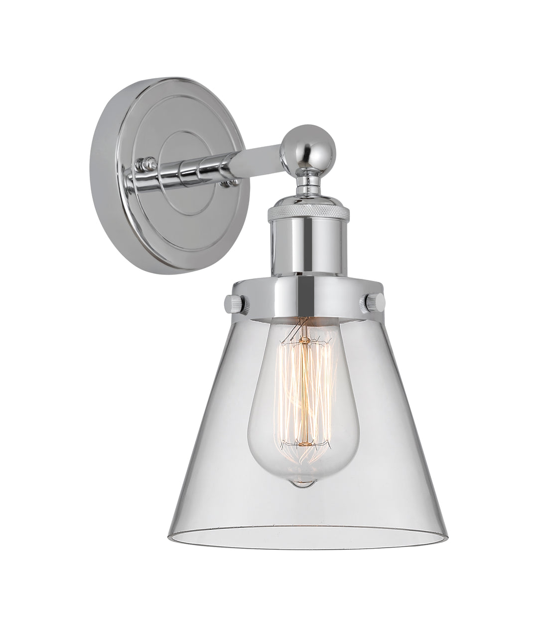 Innovations Lighting Cone 6" Sconce - Polished Chrome