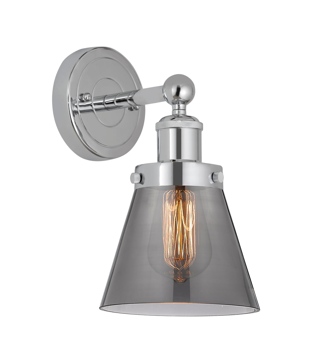 Innovations Lighting Cone 6" Sconce - Polished Chrome