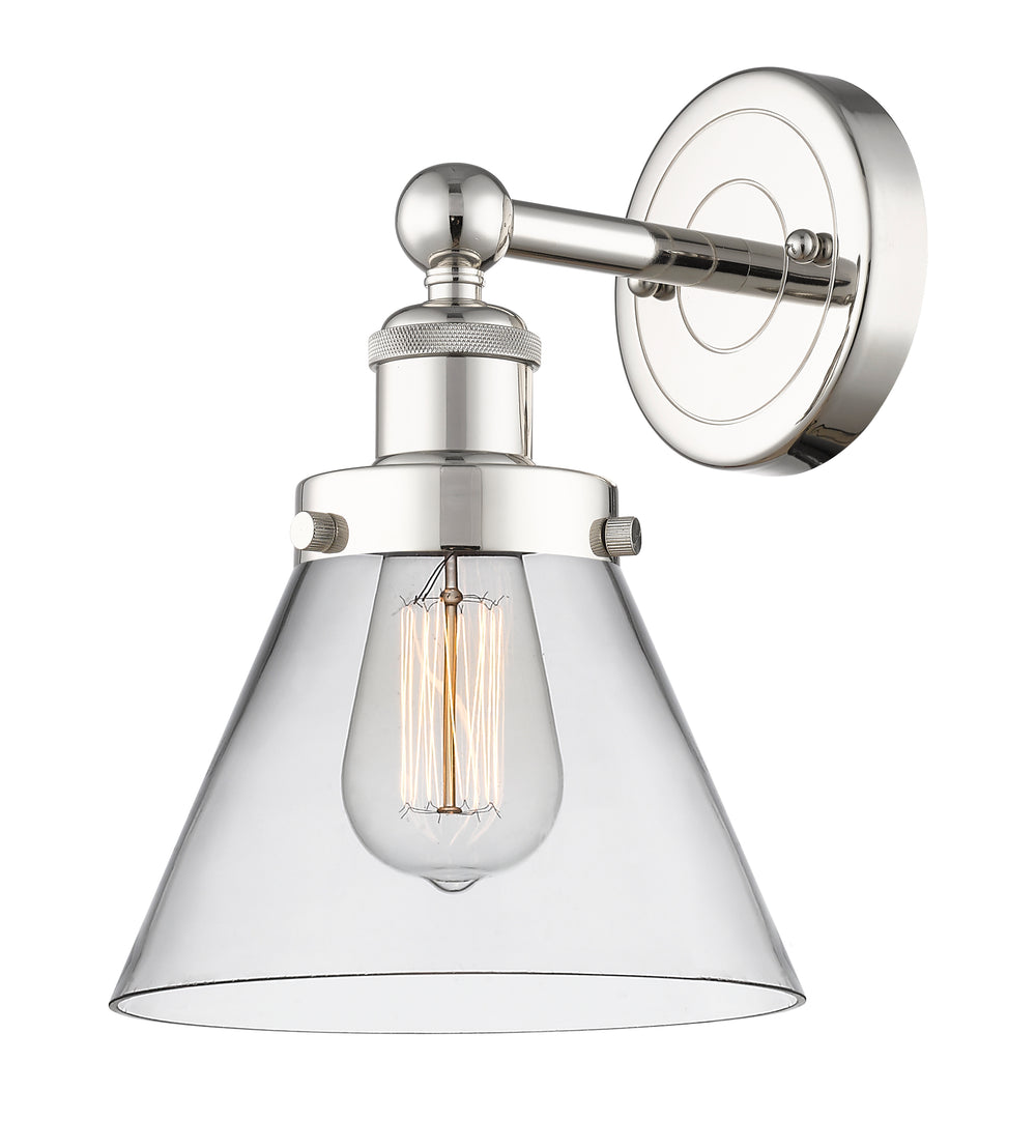 Innovations Lighting Cone 8" Sconce - Polished Nickel