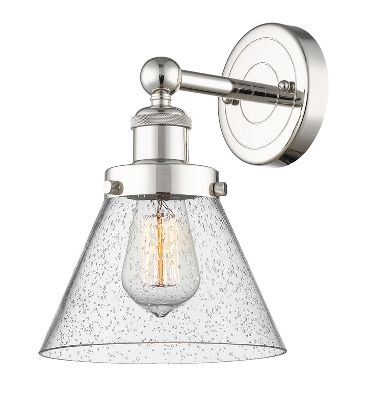 Innovations Lighting Cone 8" Sconce - Polished Nickel