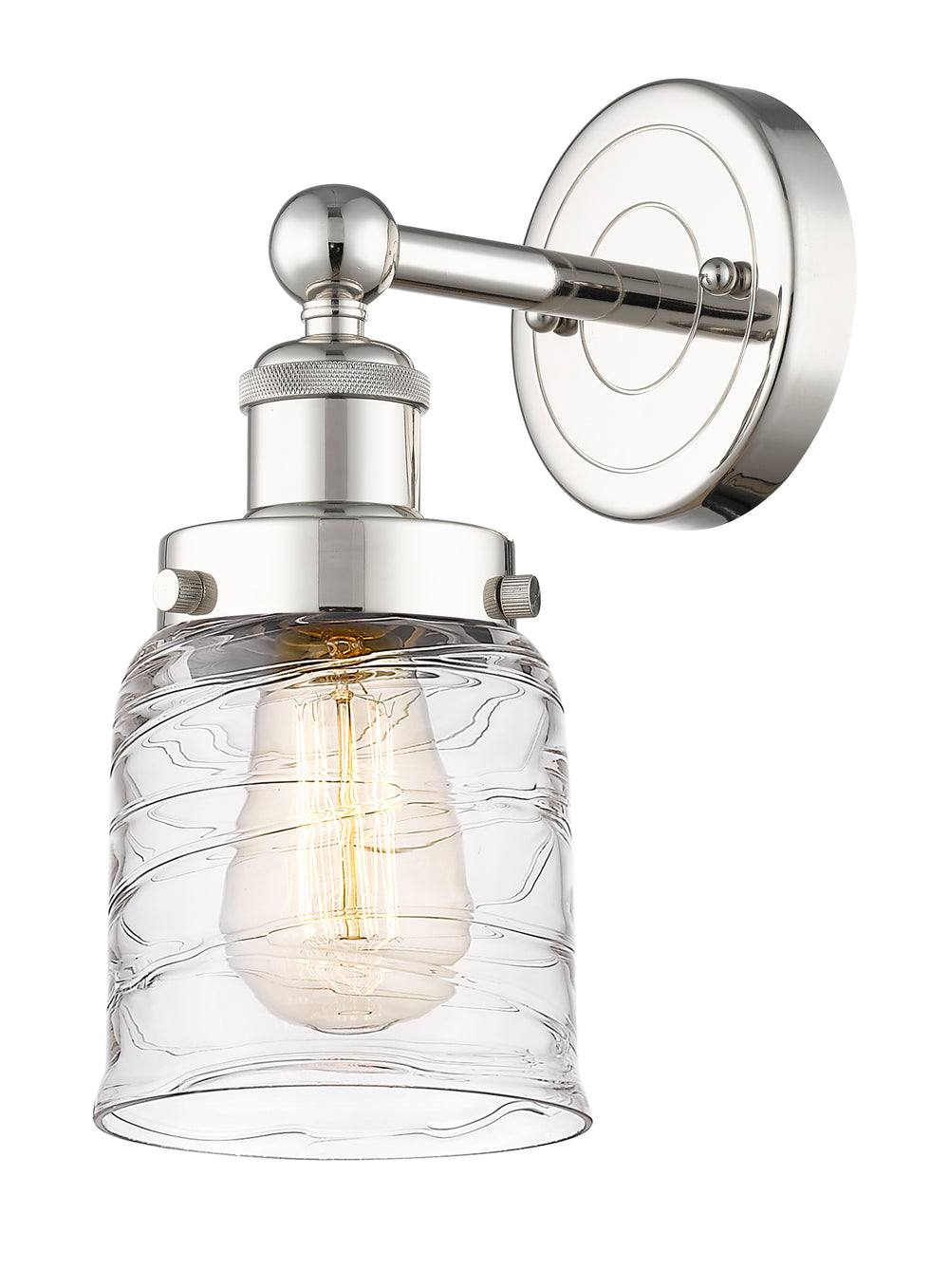 Innovations Lighting Bell 5" Sconce - Polished Nickel