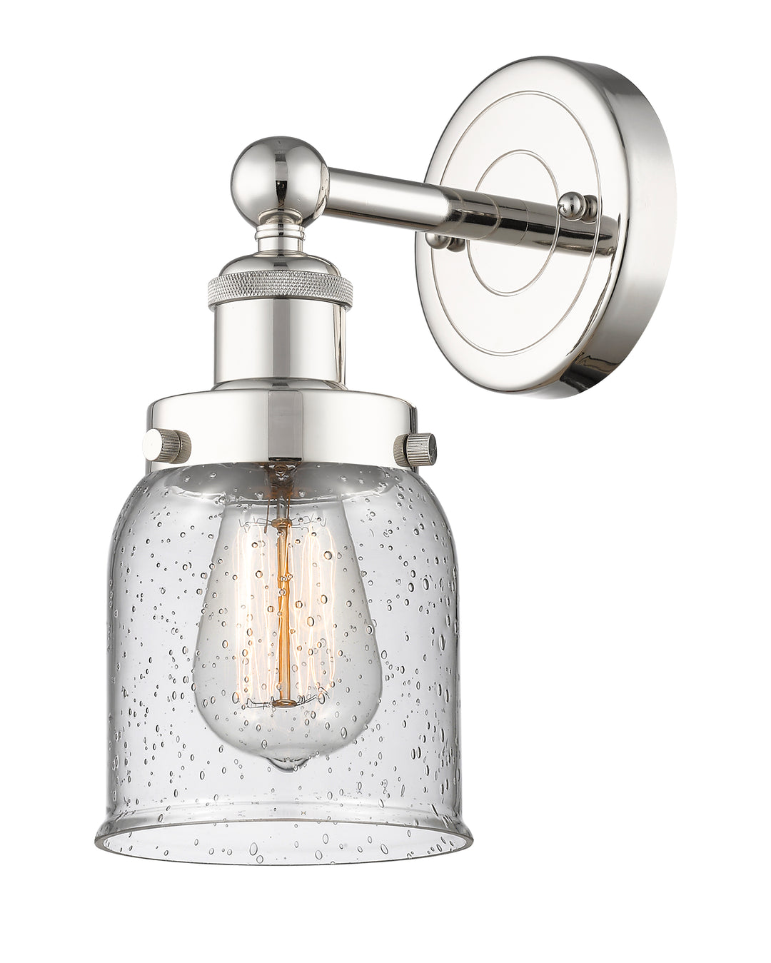 Innovations Lighting Bell 5" Sconce - Polished Nickel