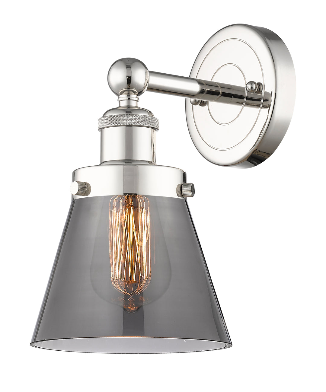 Innovations Lighting Cone 6" Sconce - Polished Nickel