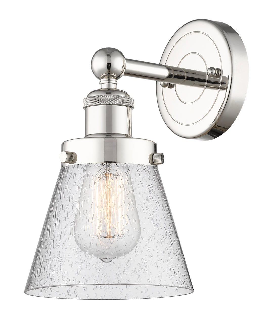 Innovations Lighting Cone 6" Sconce - Polished Nickel