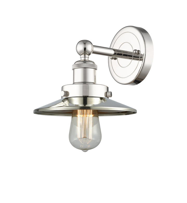 Innovations Lighting Railroad 8" Sconce - Polished Nickel Wall Sconces Innovations Lighting   