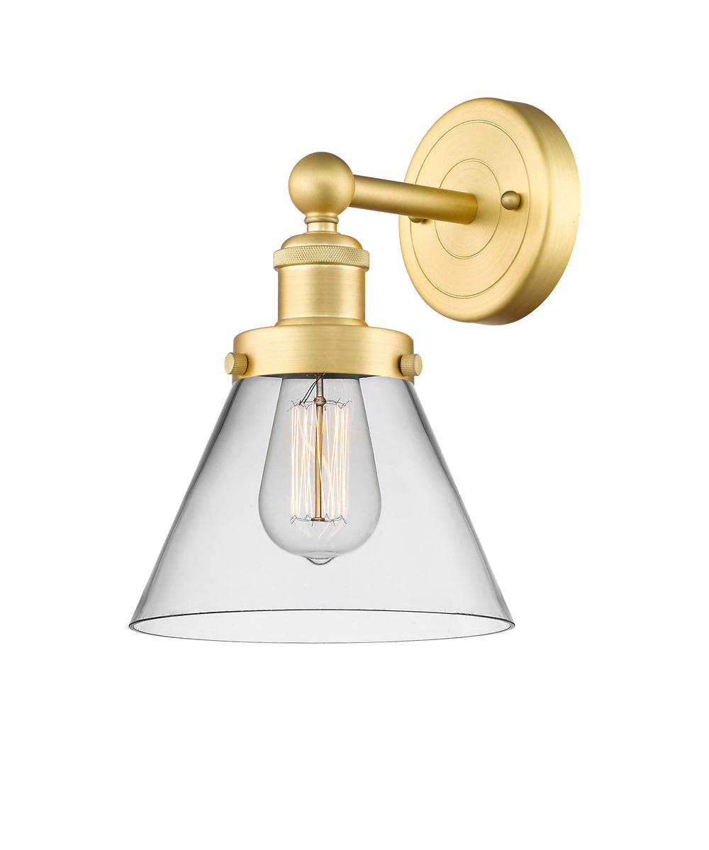 Innovations Lighting Cone 8" Sconce - Satin Gold