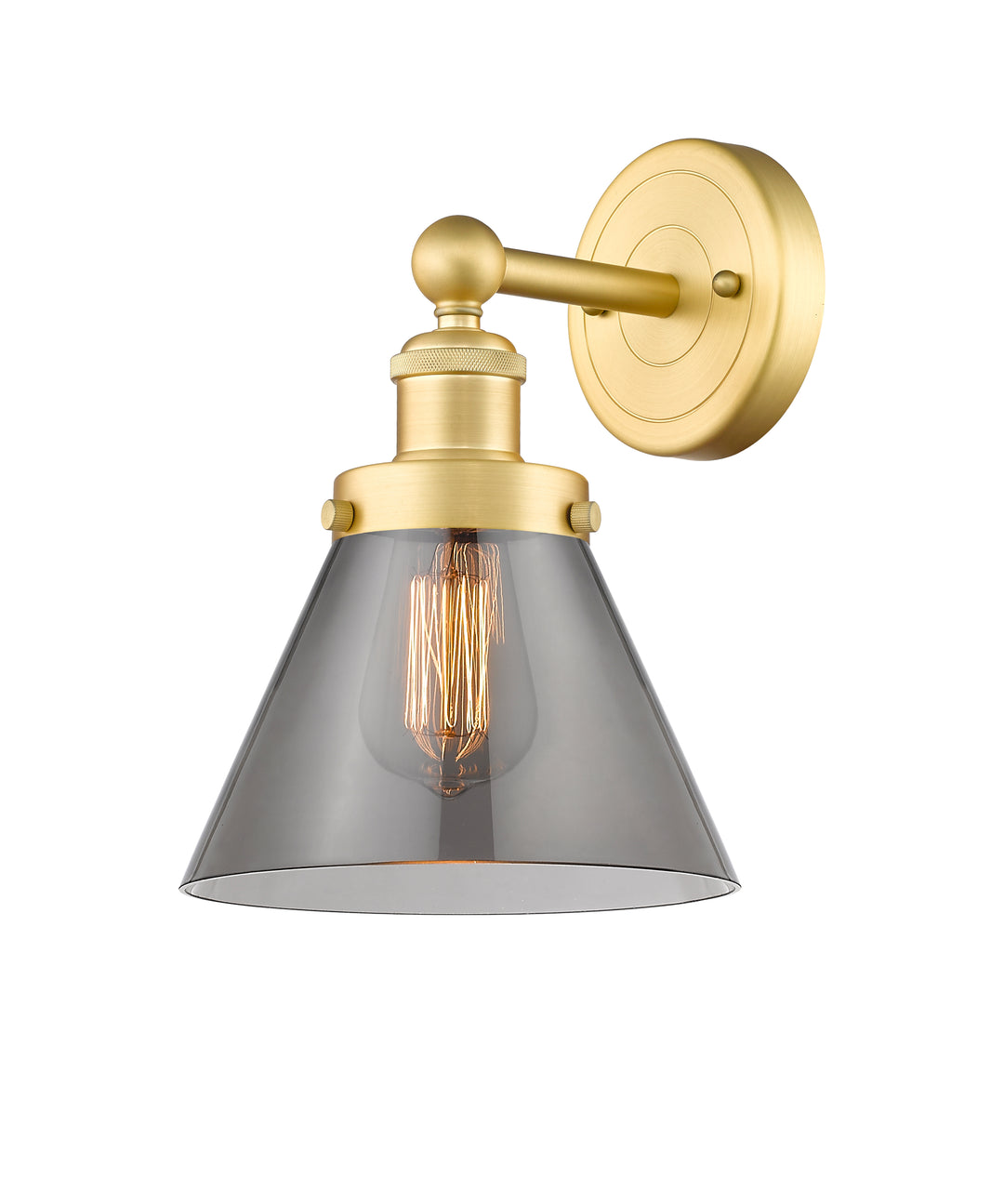 Innovations Lighting Cone 8" Sconce - Satin Gold