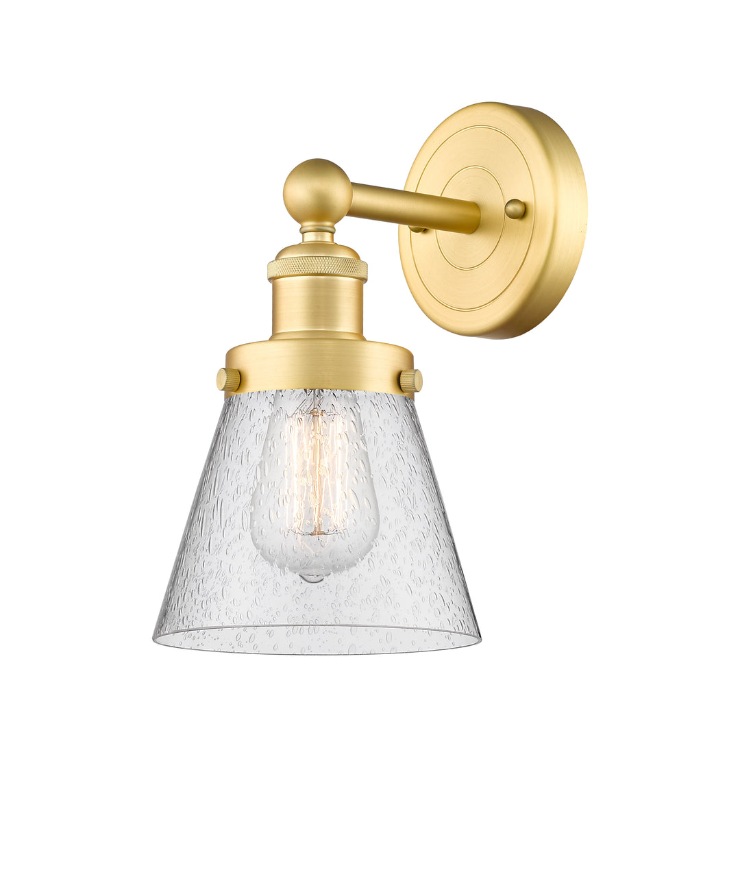 Innovations Lighting Cone 6" Sconce - Satin Gold