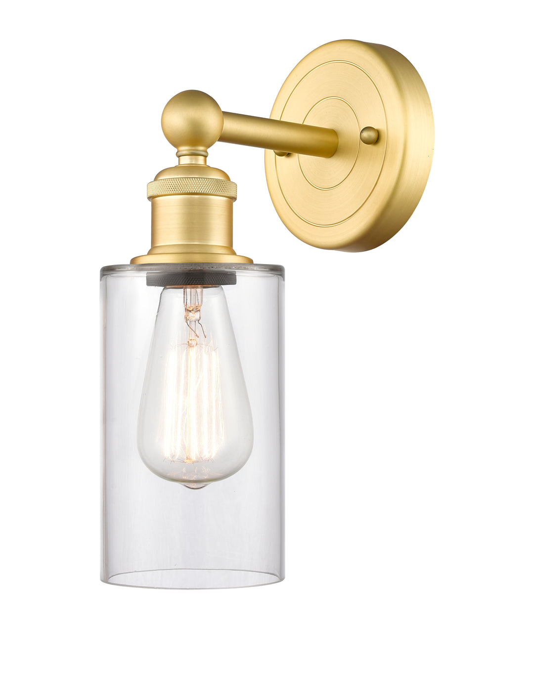 Innovations Lighting Clymer 4" Sconce - Satin Gold