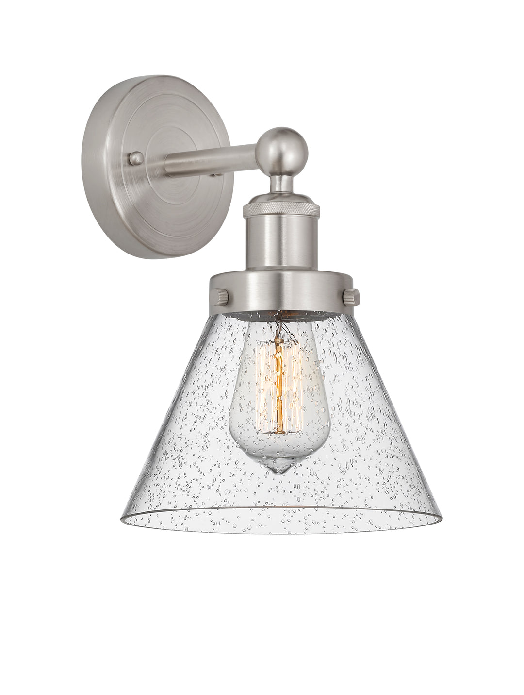 Innovations Lighting Cone 8" Sconce - Brushed Satin Nickel