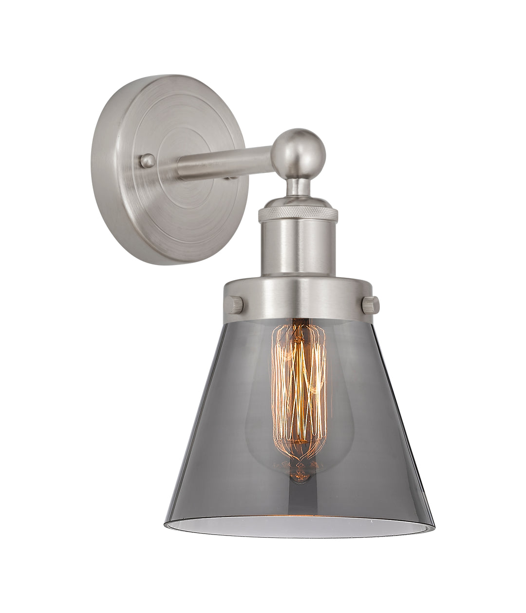 Innovations Lighting Cone 6" Sconce - Brushed Satin Nickel