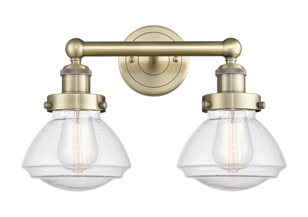 Innovations Lighting Olean 6.75" Bath Vanity Light - Antique Brass