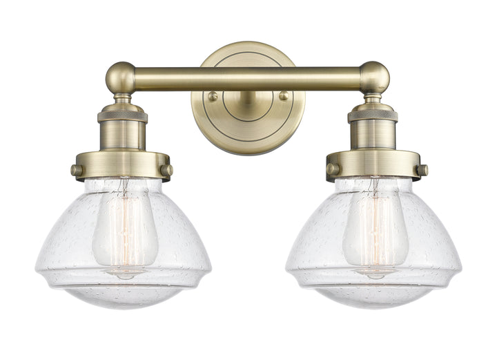 Innovations Lighting Olean 6.75" Bath Vanity Light - Antique Brass