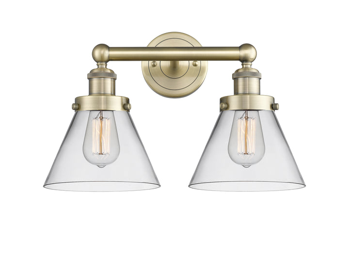 Innovations Lighting Cone 8" Bath Vanity Light - Antique Brass