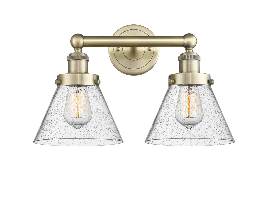 Innovations Lighting Cone 8" Bath Vanity Light - Antique Brass