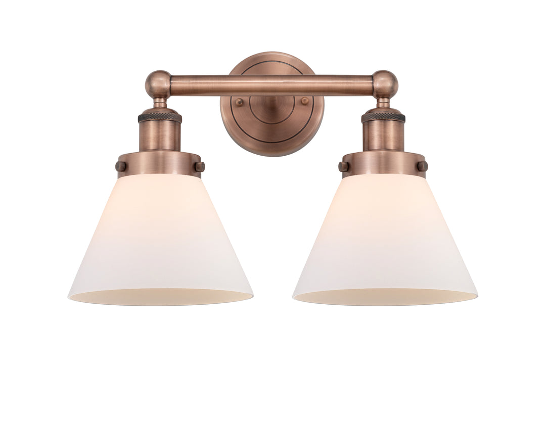 Innovations Lighting Cone 8" Bath Vanity Light - Antique Copper