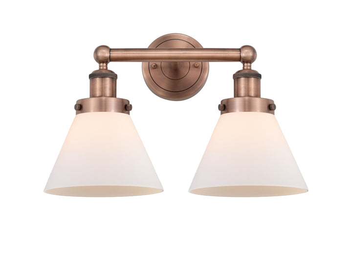 Innovations Lighting Cone 8" Bath Vanity Light - Antique Copper
