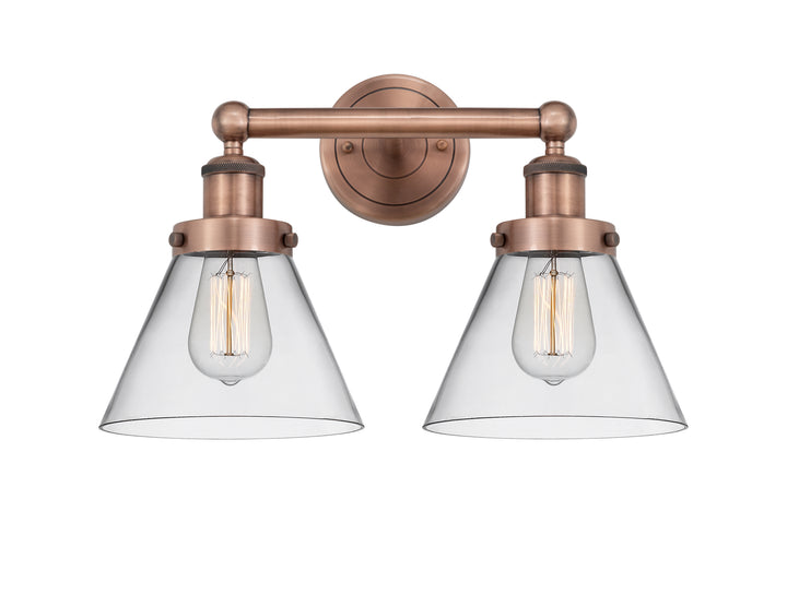 Innovations Lighting Cone 8" Bath Vanity Light - Antique Copper