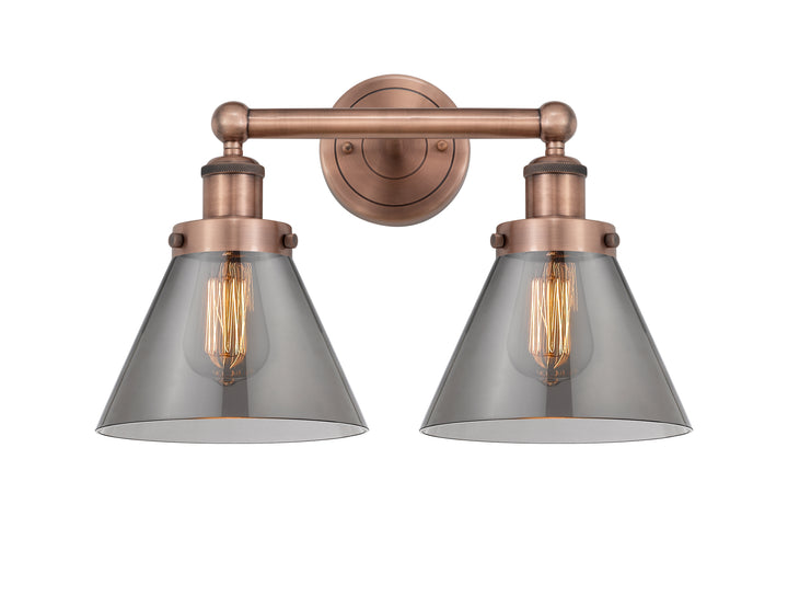 Innovations Lighting Cone 8" Bath Vanity Light - Antique Copper