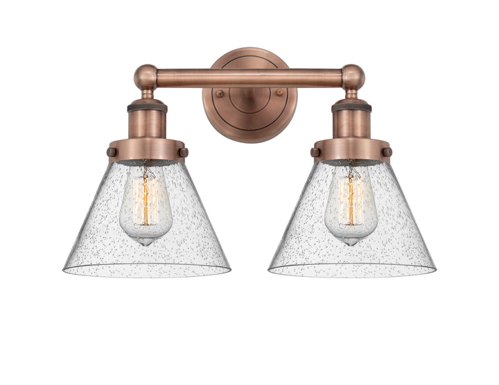 Innovations Lighting Cone 8" Bath Vanity Light - Antique Copper