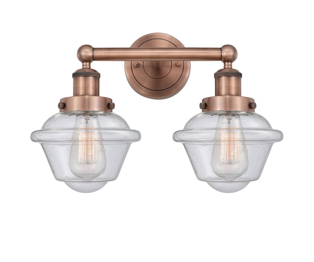 Innovations Lighting Oxford 7.5" Bath Vanity Light - Antique Copper Vanity Lights Innovations Lighting   