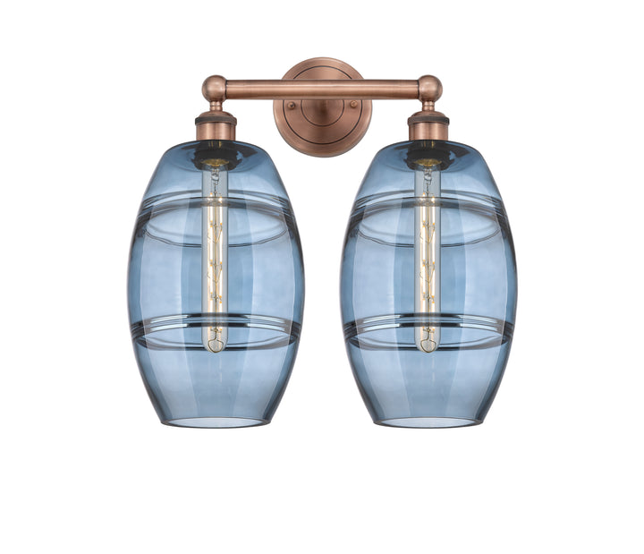 Innovations Lighting Vaz 8" Bath Vanity Light - Antique Copper