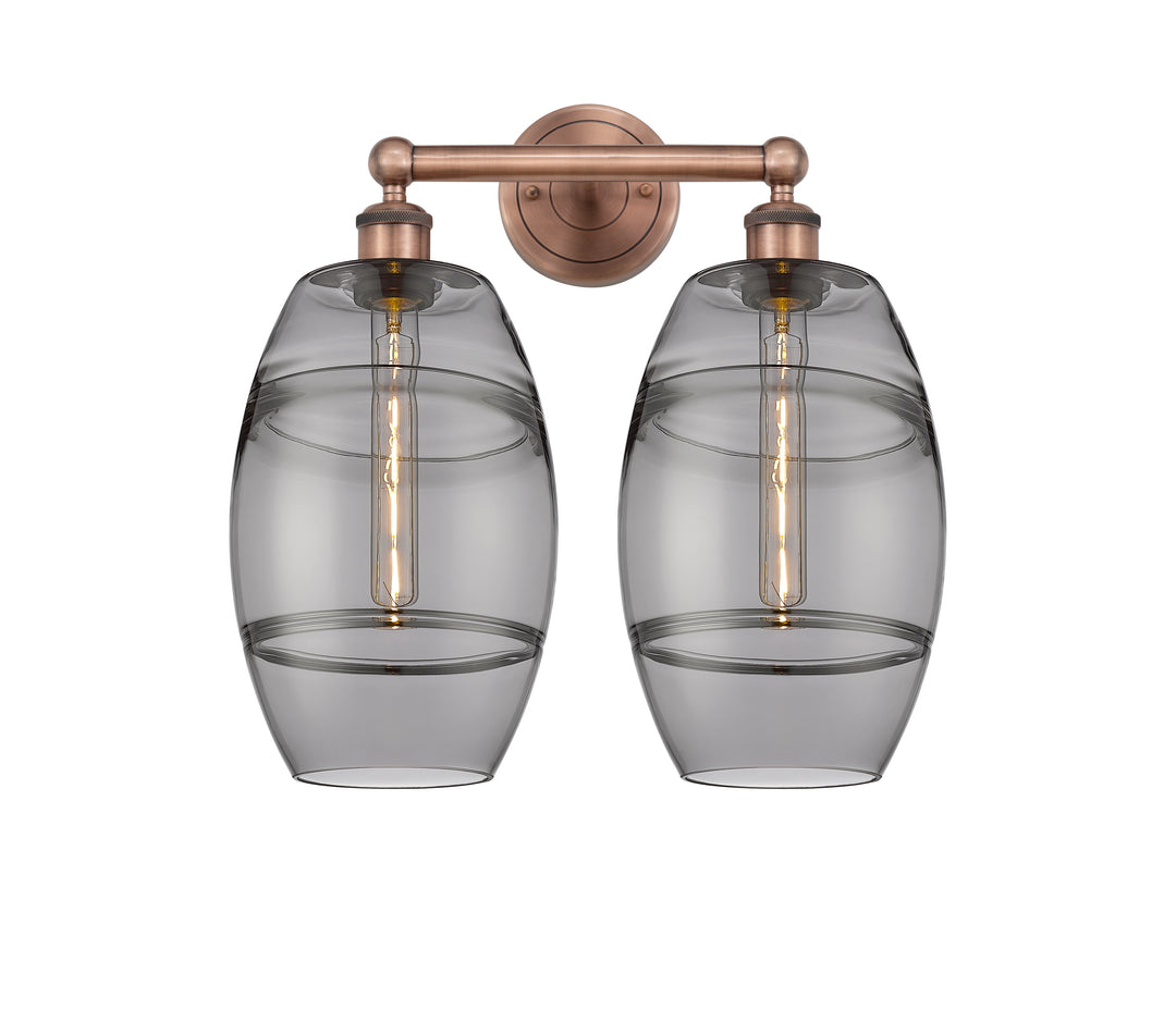 Innovations Lighting Vaz 8" Bath Vanity Light - Antique Copper