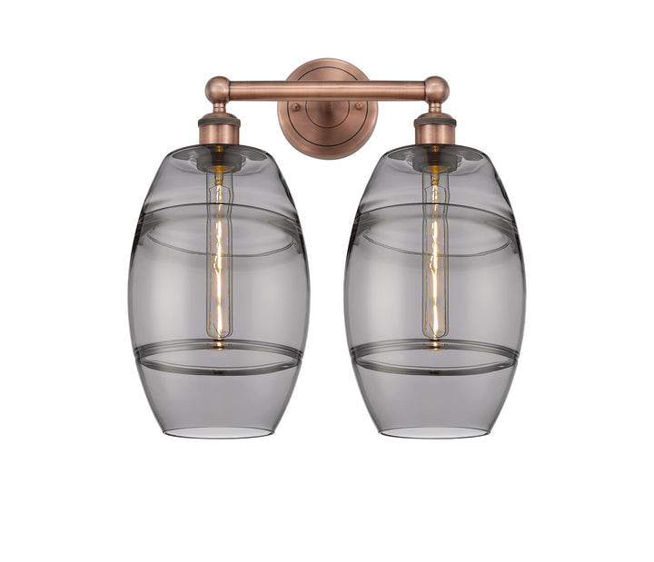 Innovations Lighting Vaz 8" Bath Vanity Light - Antique Copper
