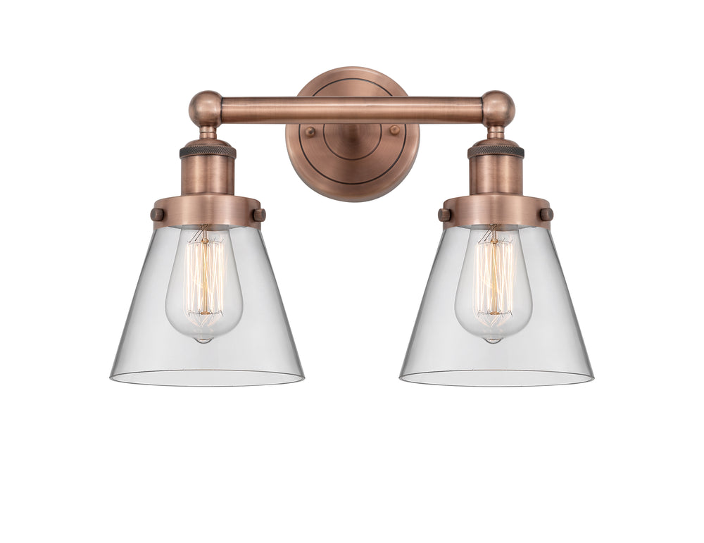 Innovations Lighting Cone 6" Bath Vanity Light - Antique Copper