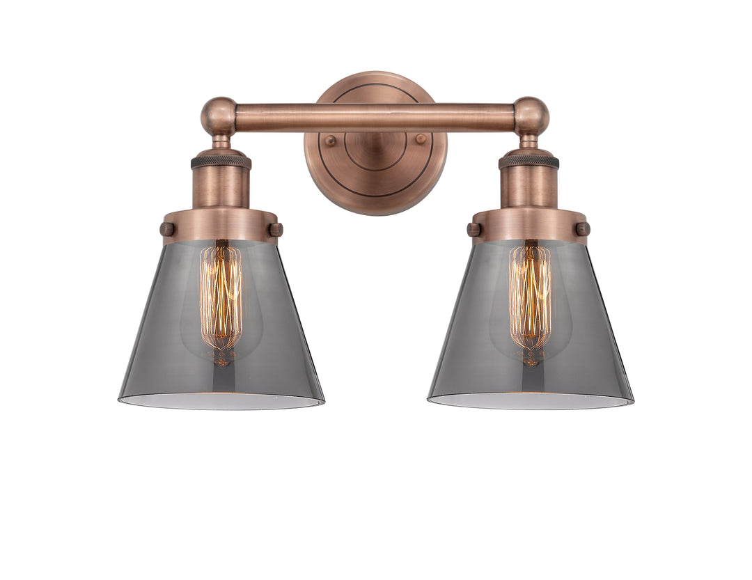 Innovations Lighting Cone 6" Bath Vanity Light - Antique Copper