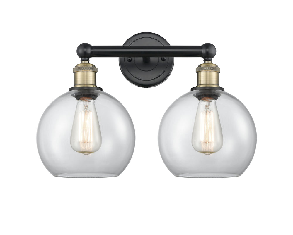 Innovations Lighting Athens 8" Bath Vanity Light - Black Antique Brass