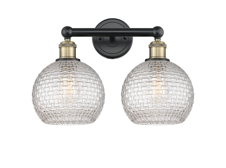 Innovations Lighting Athens 8" Bath Vanity Light - Black Antique Brass