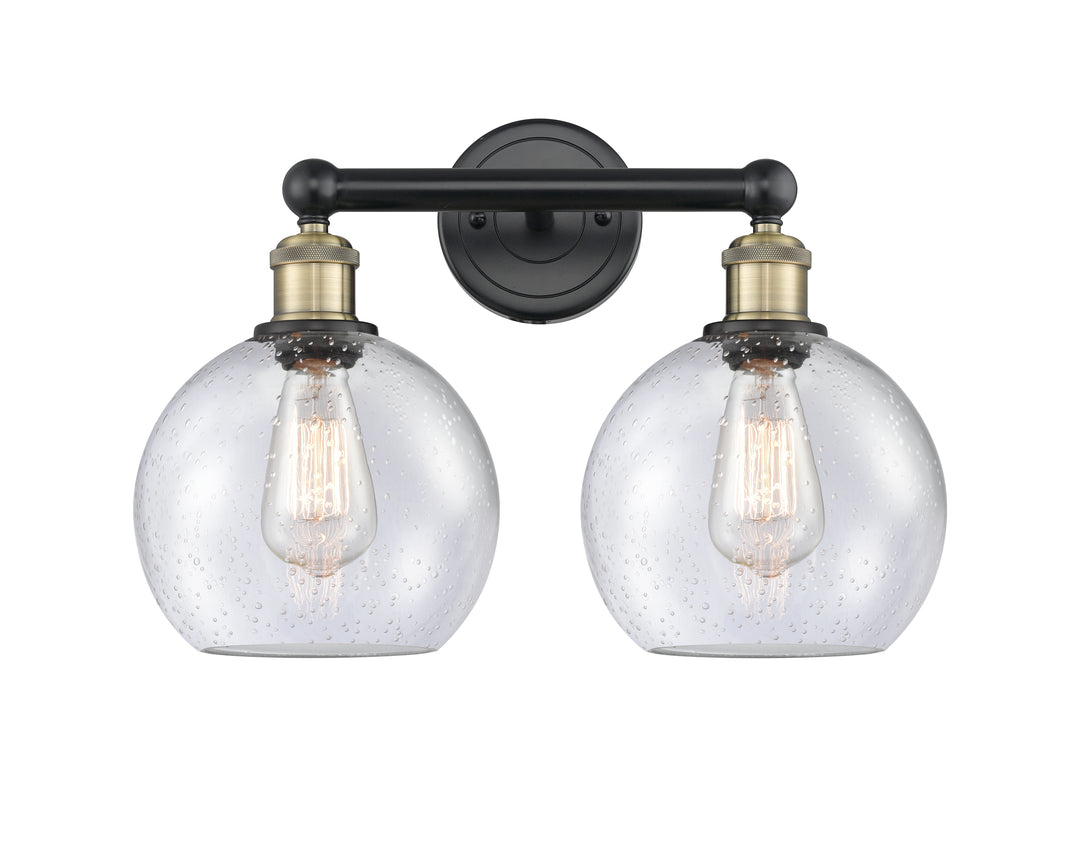 Innovations Lighting Athens 8" Bath Vanity Light - Black Antique Brass