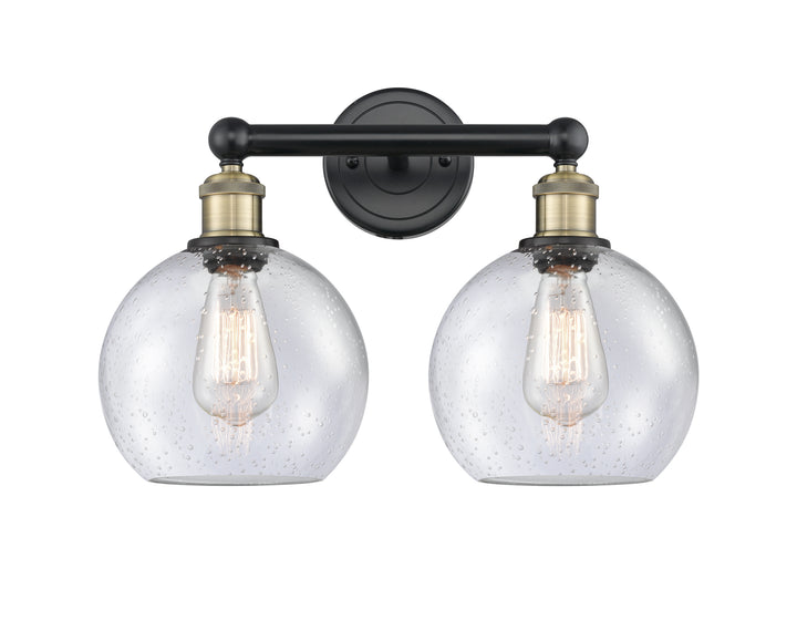 Innovations Lighting Athens 8" Bath Vanity Light - Black Antique Brass