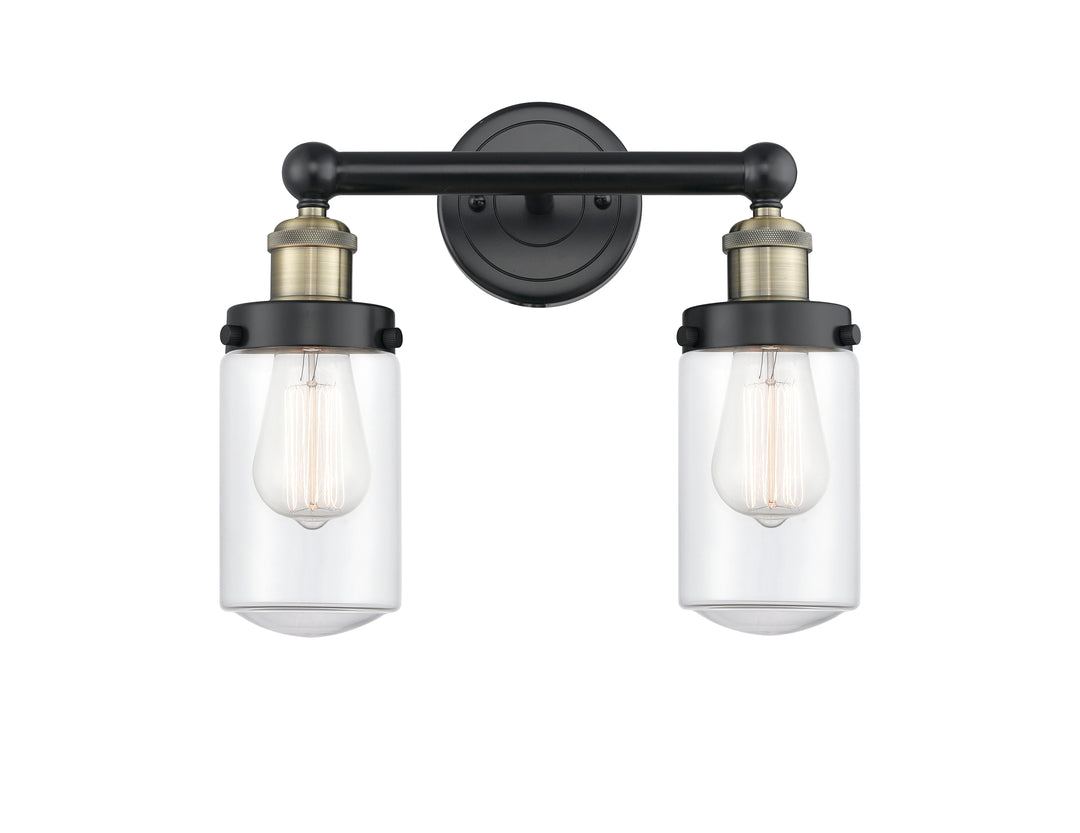 Innovations Lighting Dover 4.5" Bath Vanity Light - Black Antique Brass