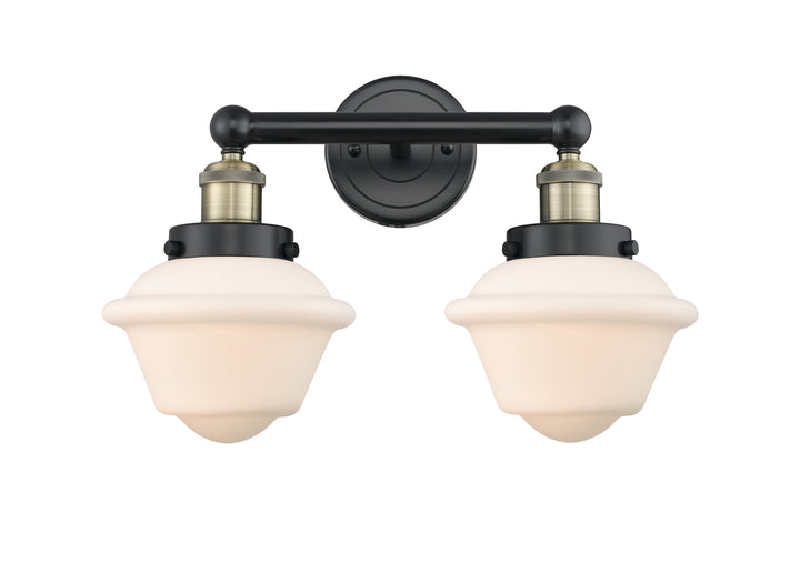 Innovations Lighting Oxford 7.5" Bath Vanity Light - Black Antique Brass Vanity Lights Innovations Lighting   