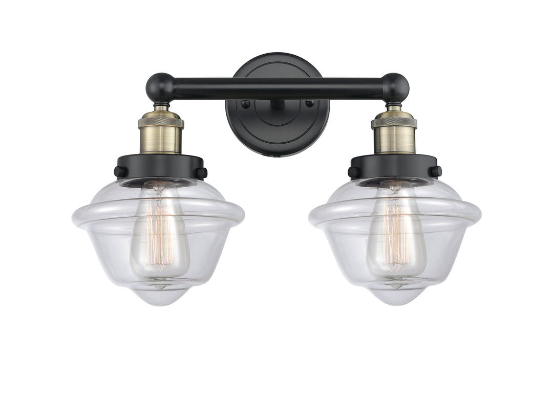 Innovations Lighting Oxford 7.5" Bath Vanity Light - Black Antique Brass Vanity Lights Innovations Lighting   