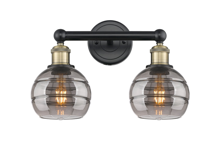 Innovations Lighting Rochester 6" Bath Vanity Light - Black Antique Brass