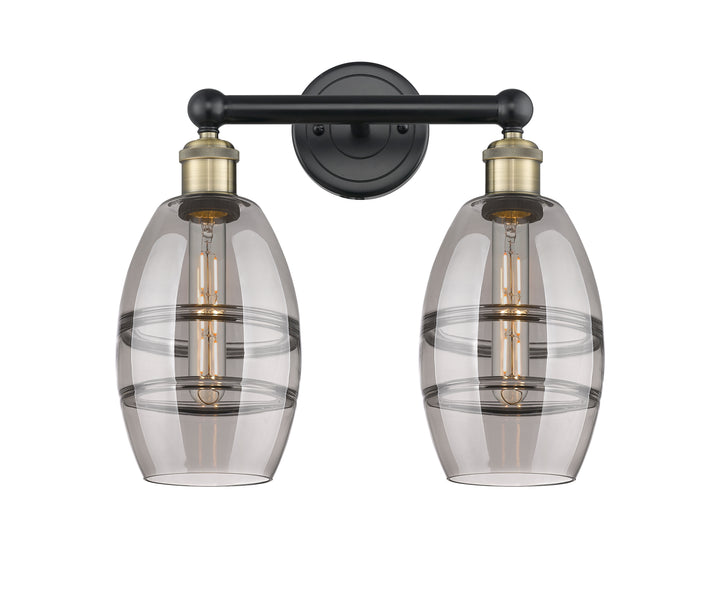 Innovations Lighting Vaz 6" Bath Vanity Light - Black Antique Brass